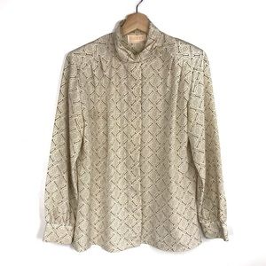 VINTAGE Pendleton Long Sleeve Cowl Button Down